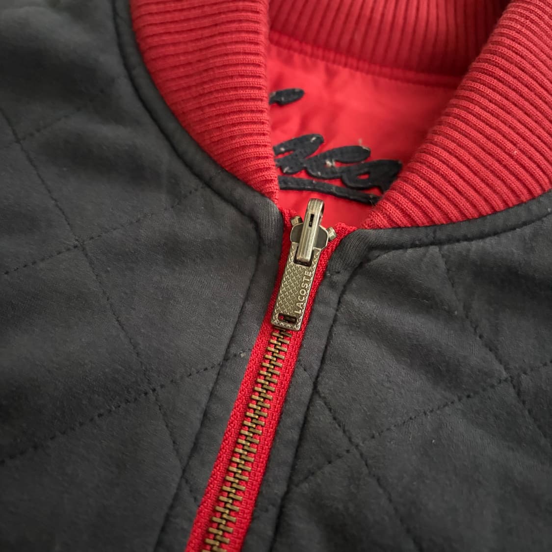 90s 라코스테 빈티지 리버시블 집업 자켓 M 상품이미지4