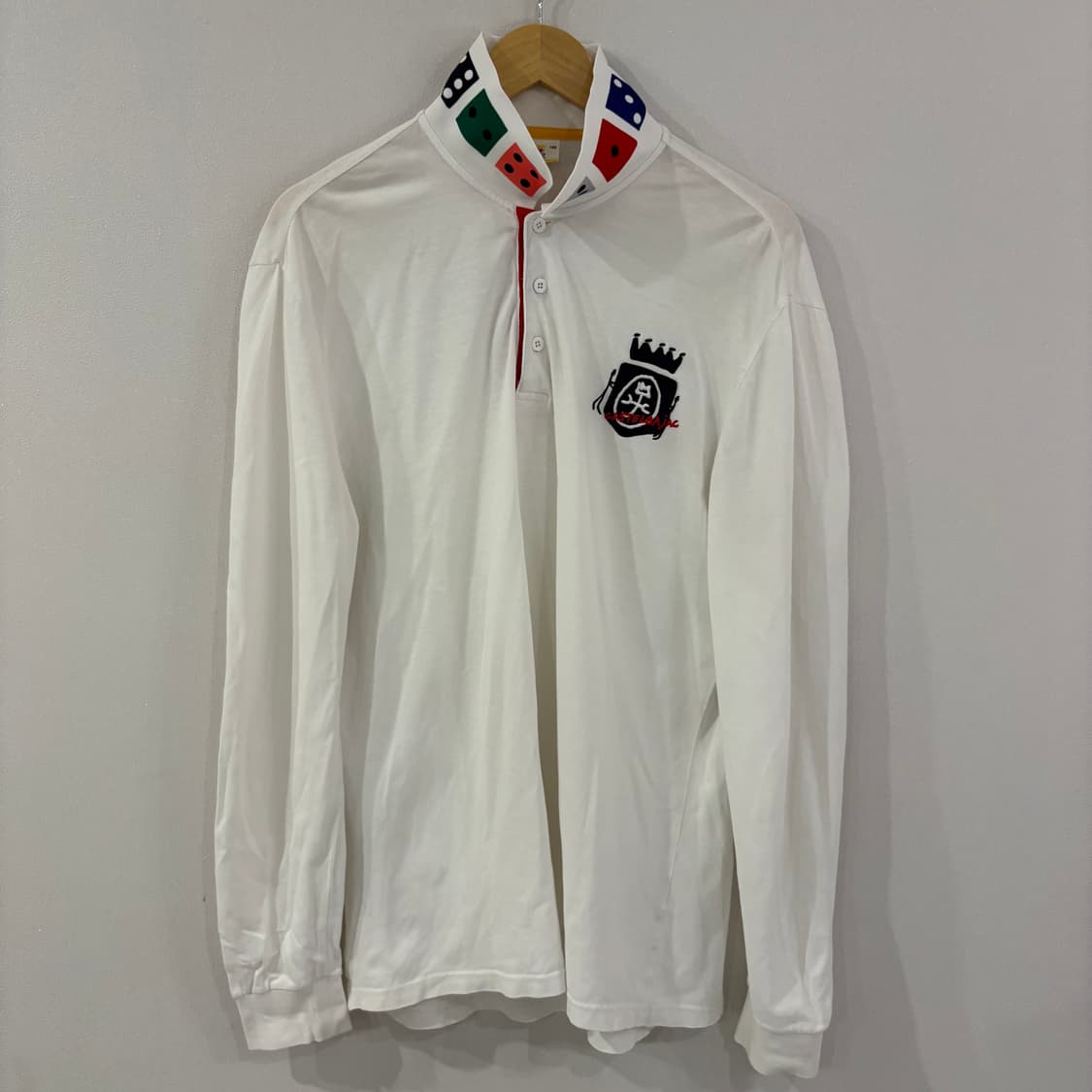 까스텔바쟉 화이트 긴팔 폴로티 105 상품이미지1