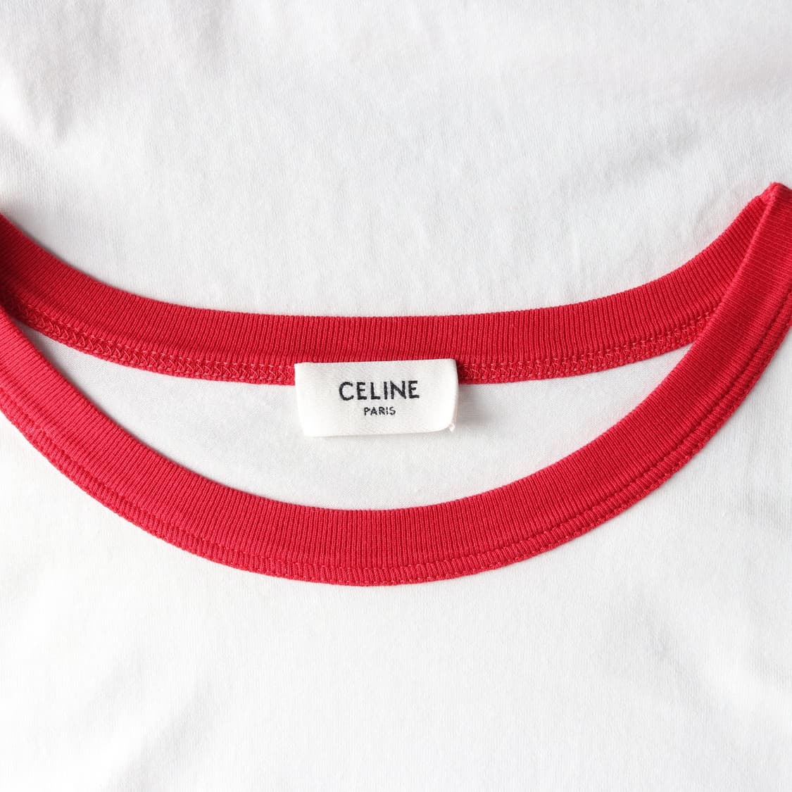 셀린느 코튼 저지 트리옹프 반팔 티셔츠 링거티 M
 상품이미지5