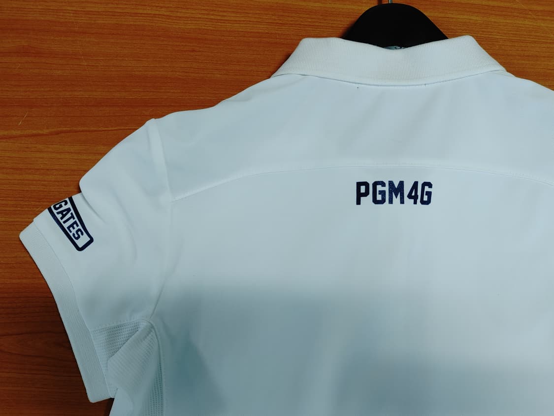 PEARLYGATES 파리게이츠 여성 화이트 M4G 반팔카라티 상품이미지7