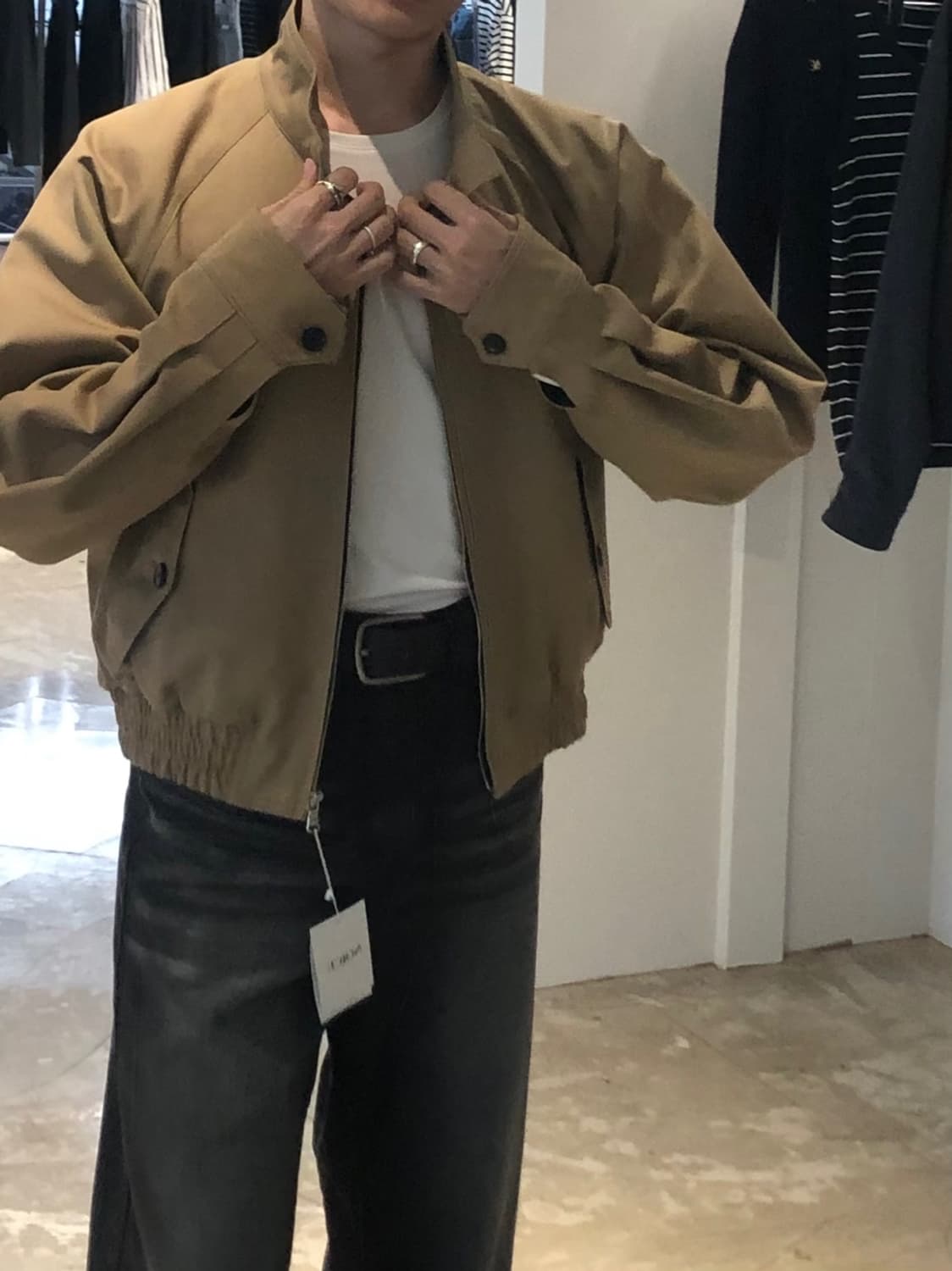 노이스 베이지 헤링턴자켓 상품이미지4