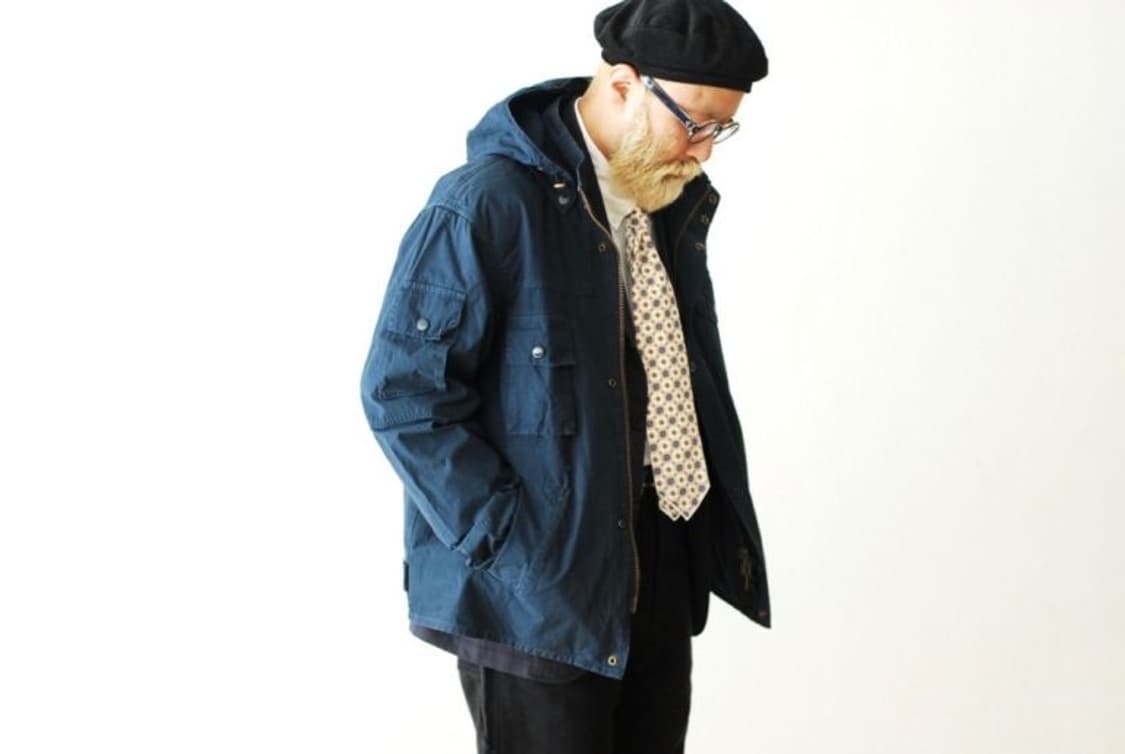 엔지니어드 가먼츠 바버 코웬 네이비 상품이미지3