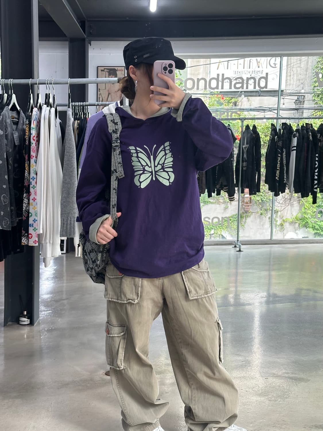 니들스 L/S 리버시블 후드티셔츠  상품이미지3