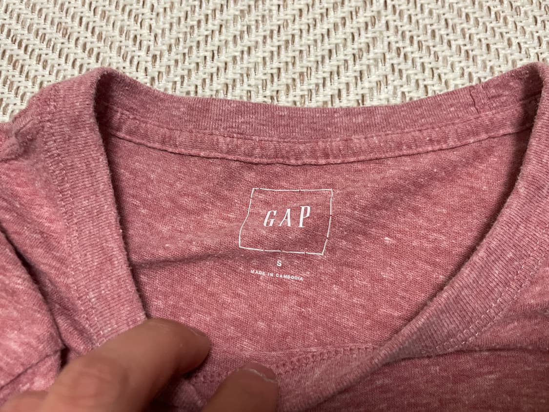 Gap 갭 싱글스티치 로고 반팔티 J03229 상품이미지4