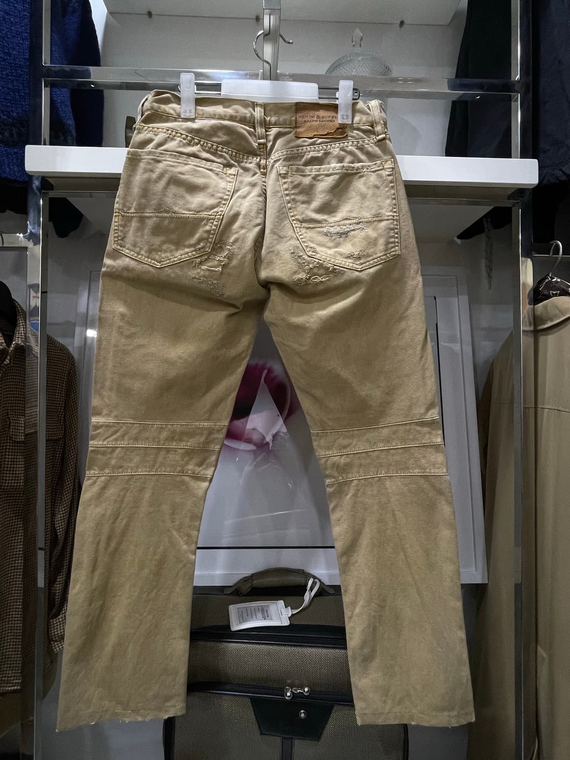 폴로랄프로렌(DS)/카키 디스트레스드 데님팬츠(30“) 상품이미지2