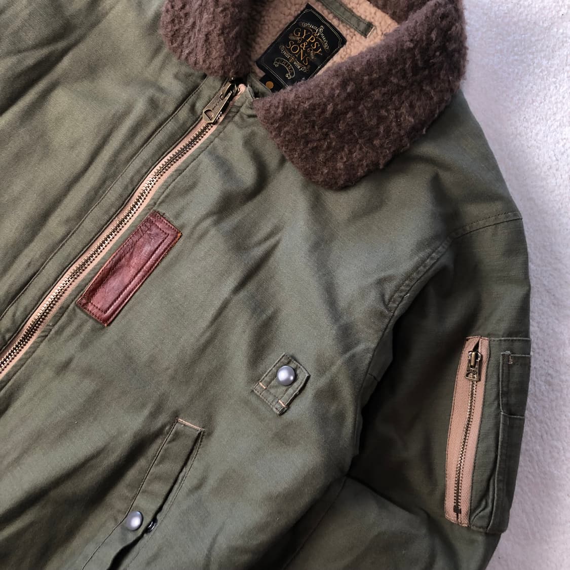 GYPSY & SONS B-15 플라이트 자켓 상품이미지4