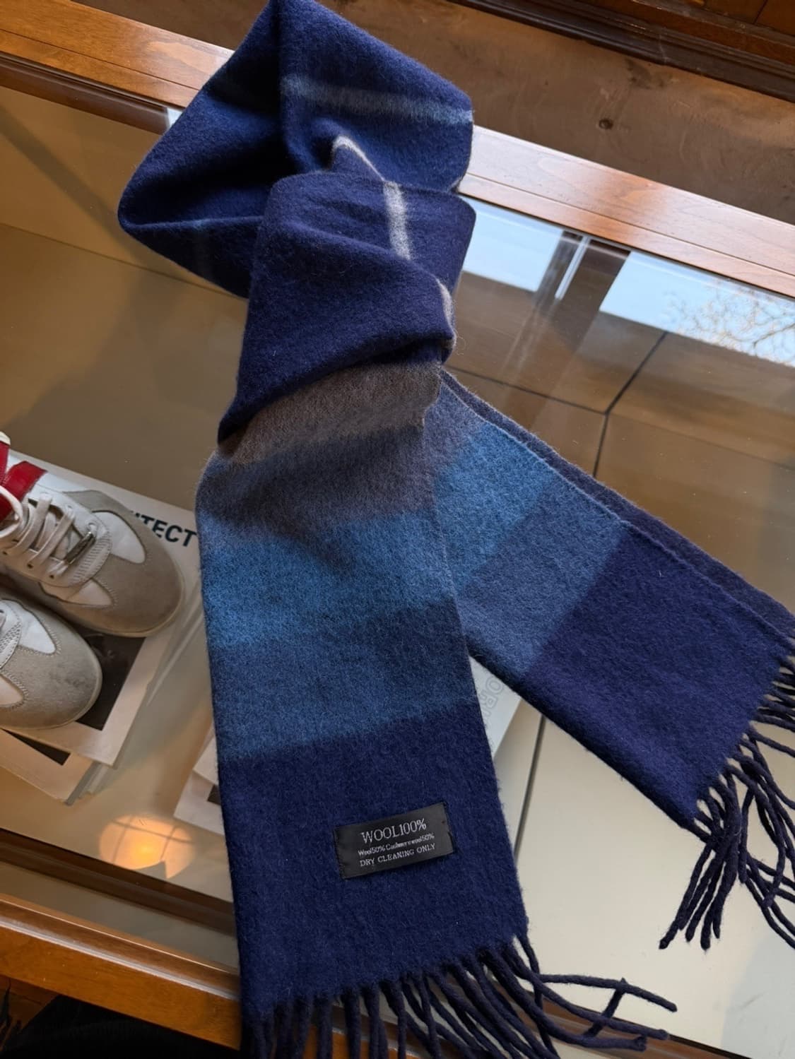 브리티쉬 울 캐시미어 머플러 상품이미지1