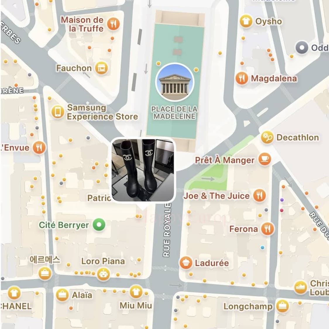 샤넬 레인부츠 블랙 카우초크 36 [미개봉 / 새상품 ] 상품이미지4