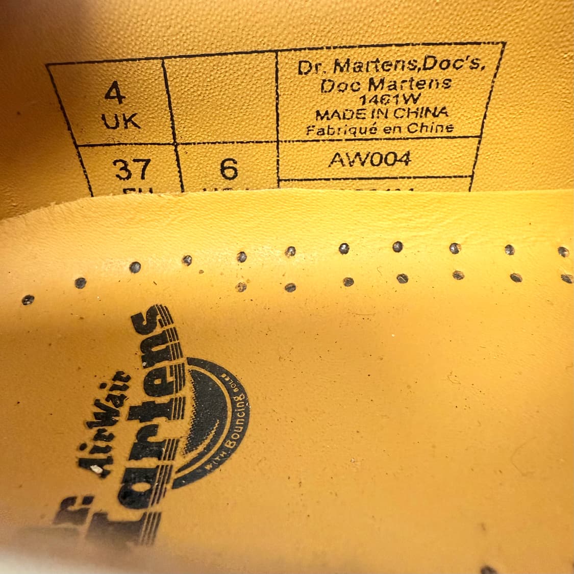 (UK4)닥터마틴 1461W 화이트 3홀 상품이미지10