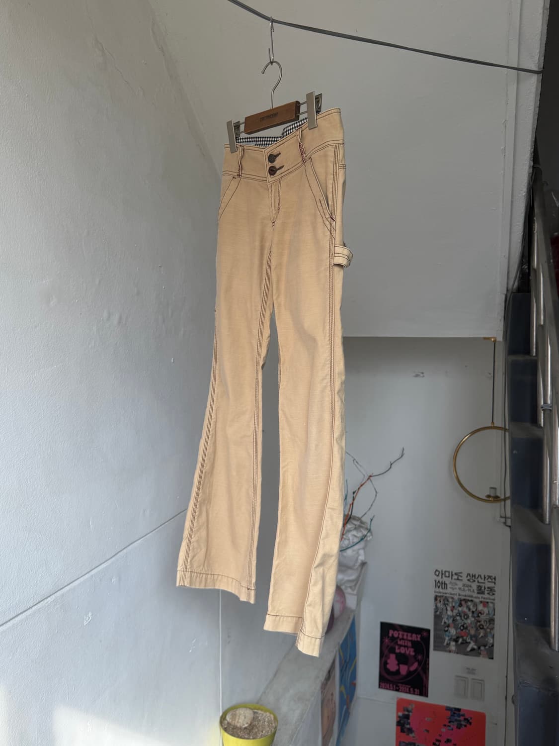 Betty smith 로우핏 새깅팬츠 상품이미지4