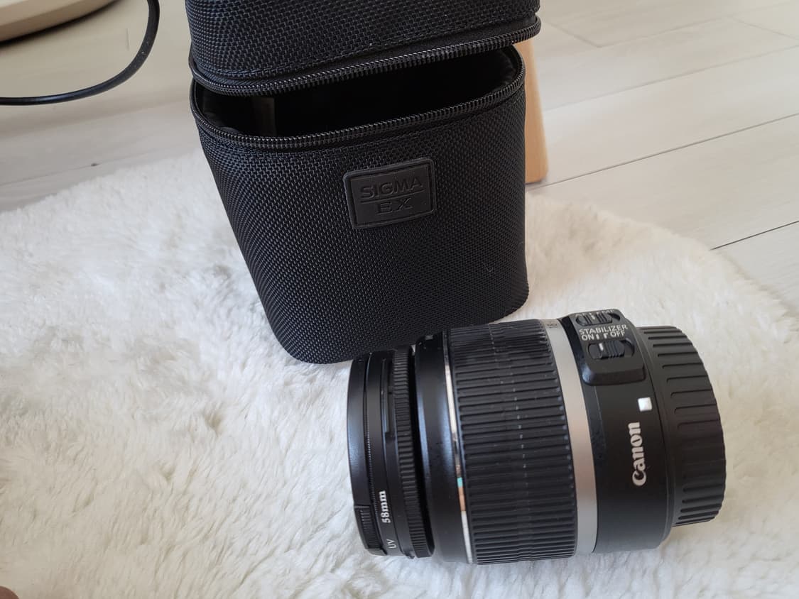 (정품) 캐논 줌 렌즈 EF-S 18-55mm IS STM +필터+케이스 상품이미지2