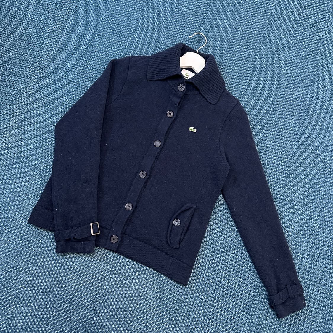 [여성95] 라코스테 카라 가디건 상품이미지1
