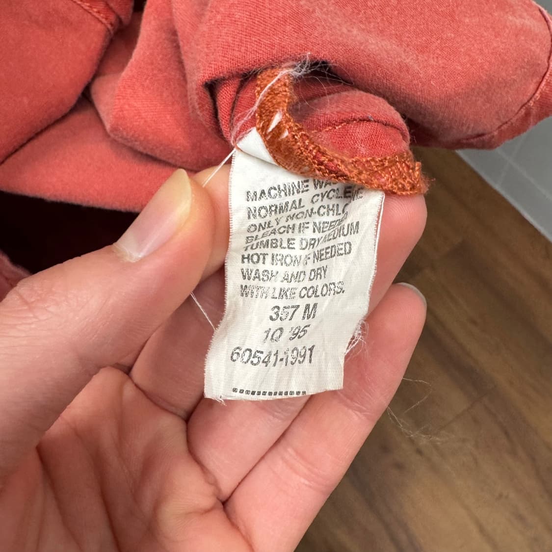 리바이스 긴팔 셔츠 블랙 택 투포켓 디테일 루즈핏 오렌지 상품이미지8