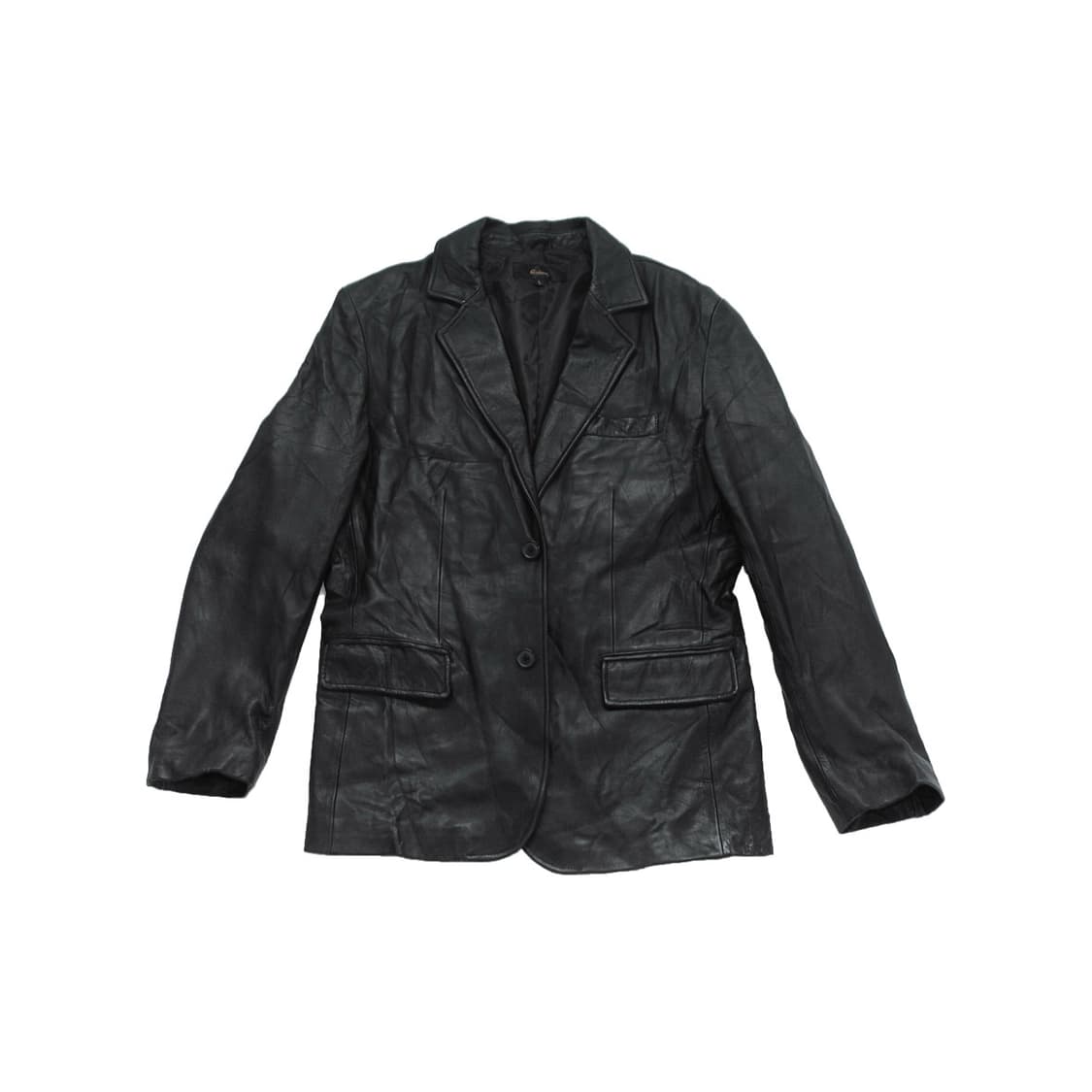 TWO BUTTON LEATHER BLAZER 상품이미지1