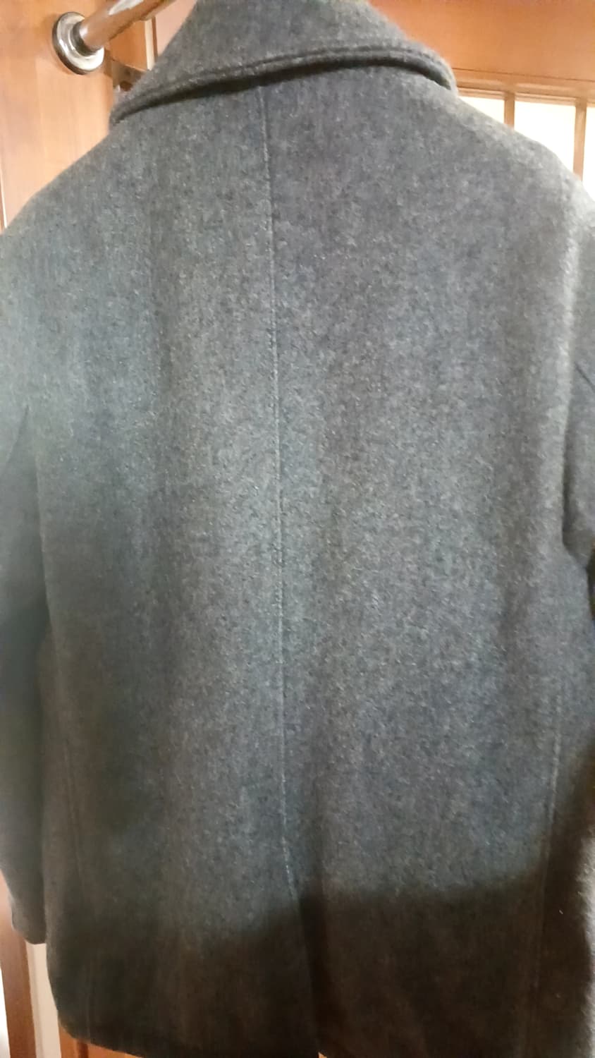 [세탁완료] 미군 schott usa 그레이컬러 울 피코트 상품이미지3