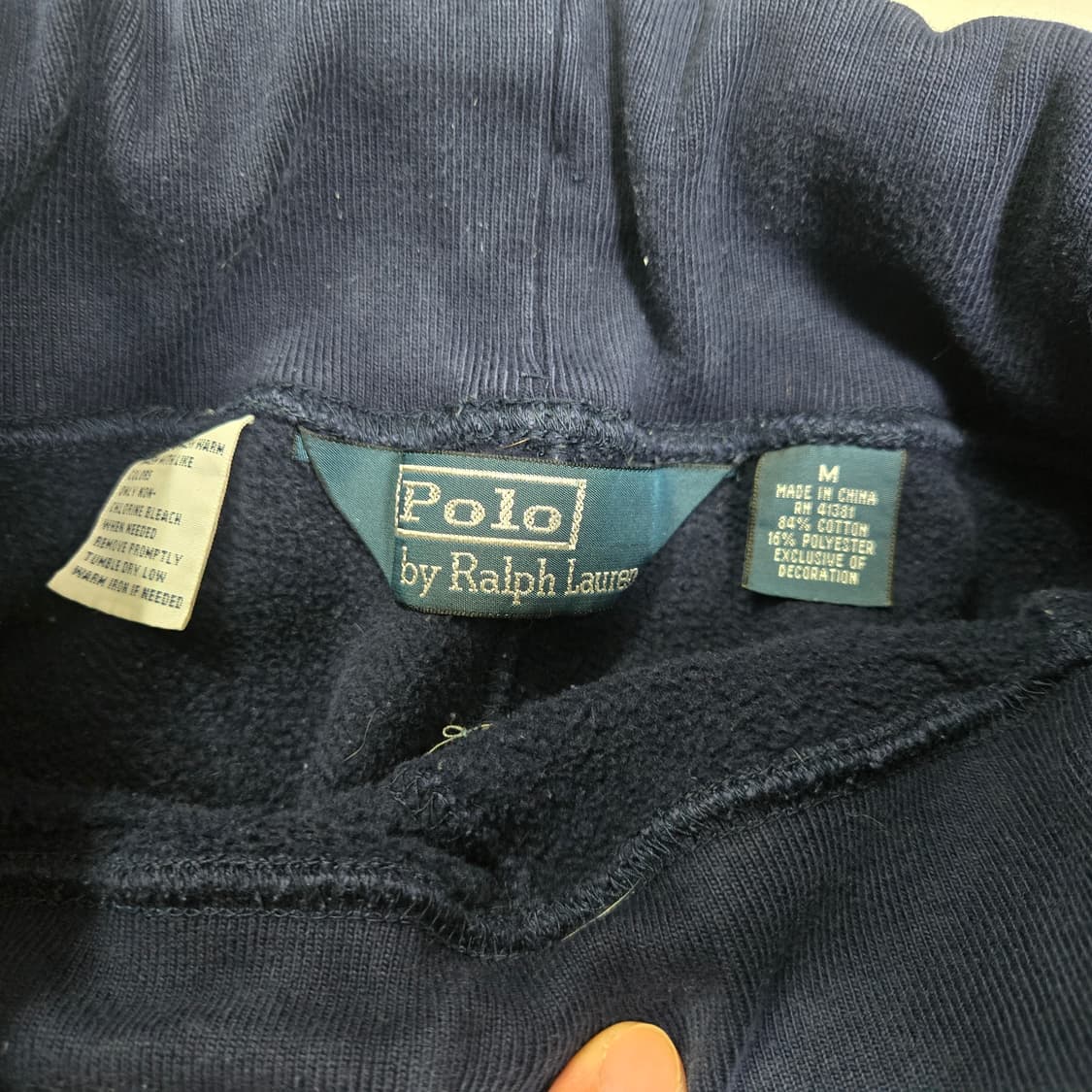 M 폴로랄프로렌 기모 스웻팬츠 네이비 상품이미지4