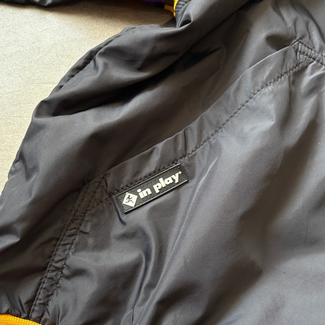 90년대 미국 생산 블랙 블랙 웜업 자켓 상품이미지9