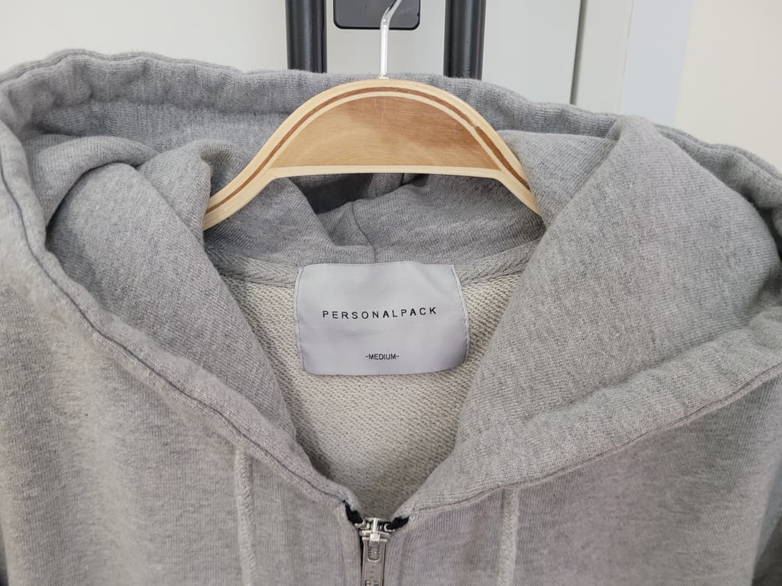 퍼스널팩 그레이 후드집업 M사이즈 상품이미지2