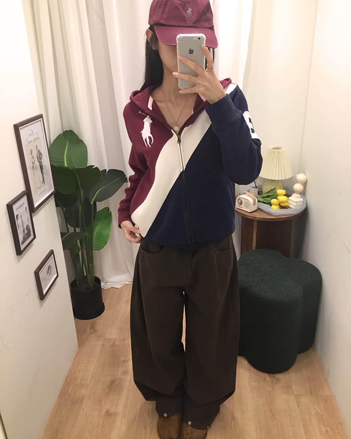 여성 폴로 빅포니 후드집업 95 상품이미지1