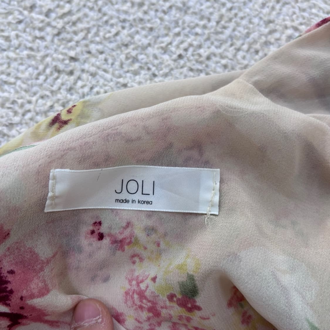 실측확인 JOLI 롱 쉬폰 원피스 0415E 상품이미지3