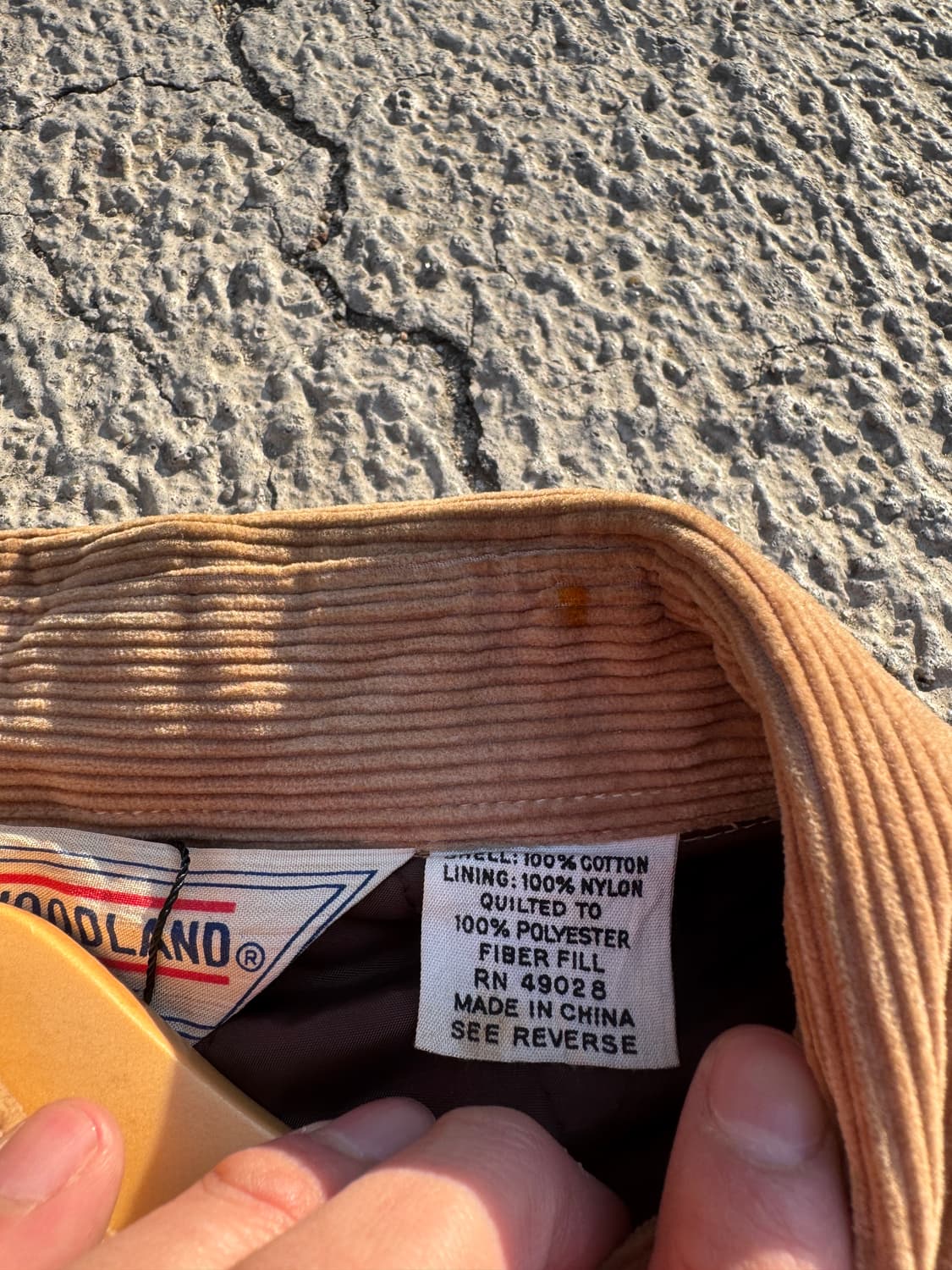 Woodlands 골덴 패디드 셔츠 B36 상품이미지3