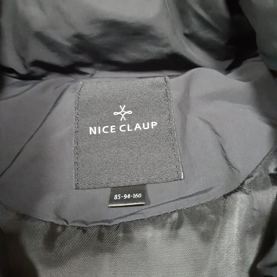 ✨ (바배) NICE CLAUP 블랙 덕다운 패딩 상품이미지3