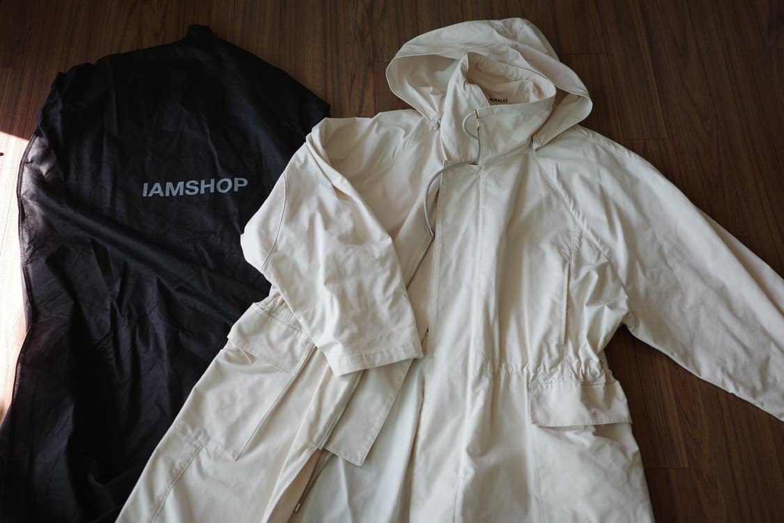 오라리 아이보리 트렌치 코트 상품이미지1