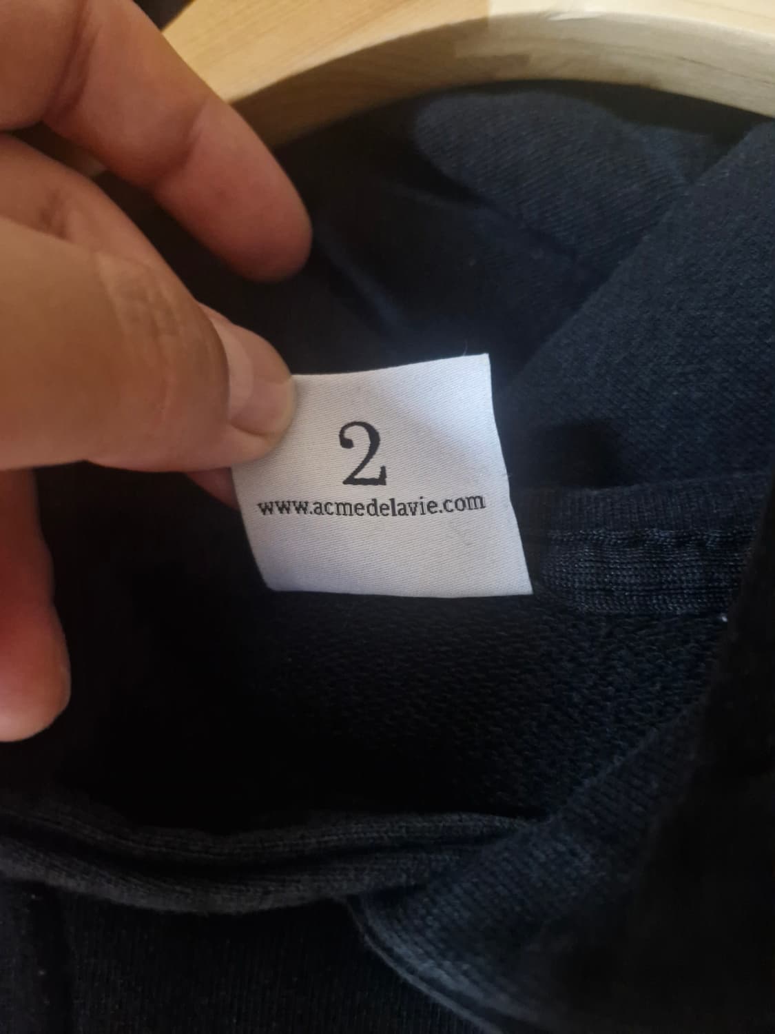 아크메드라비 소녀 후드 블랙 2사이즈 상품이미지6