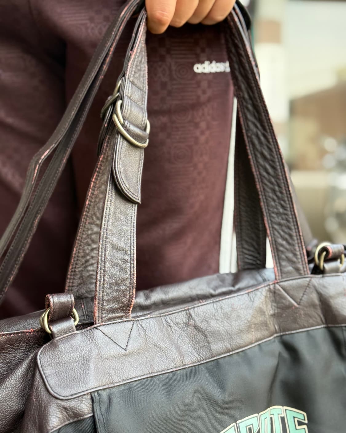 00's 비스코트 레더 더플백 상품이미지9