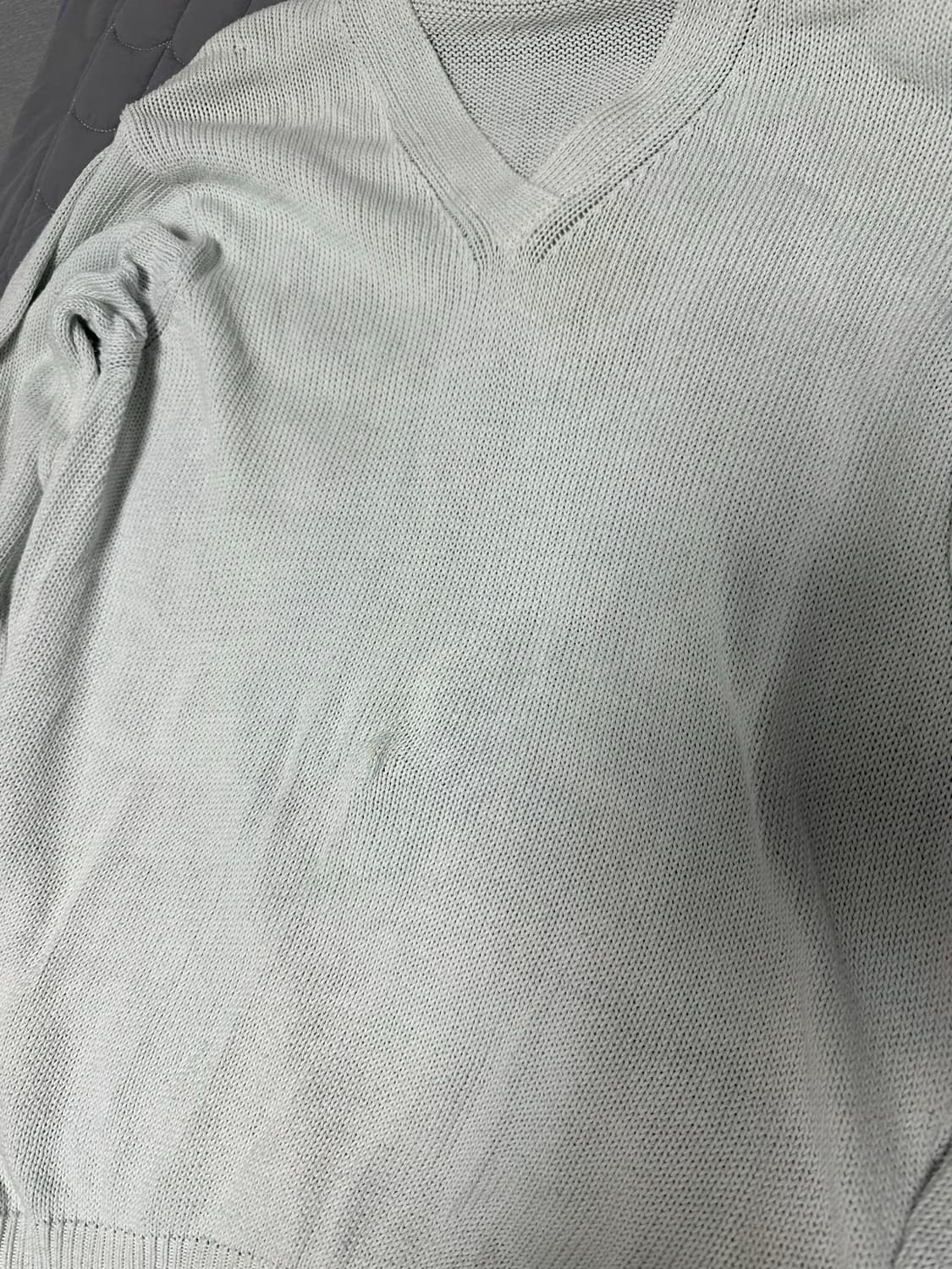 80s stone island 스톤아일랜드 브이넥니트 상품이미지2