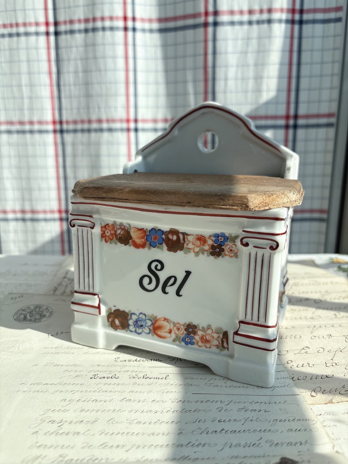 프랑스 수출용 체코 victoria 앤틱 솔트박스 상품이미지1