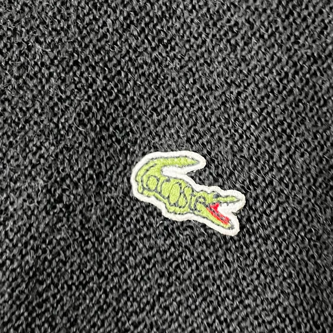 라코스테 블랙 브이넥 울 가디건 상품이미지4