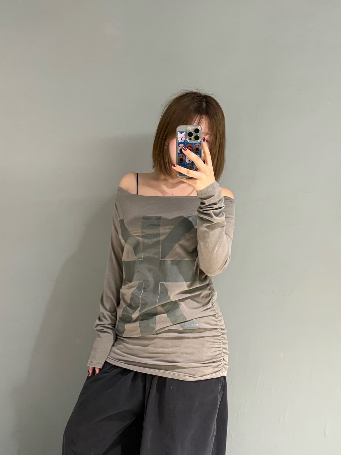 python uk flag shirring long sleeve 상품이미지1