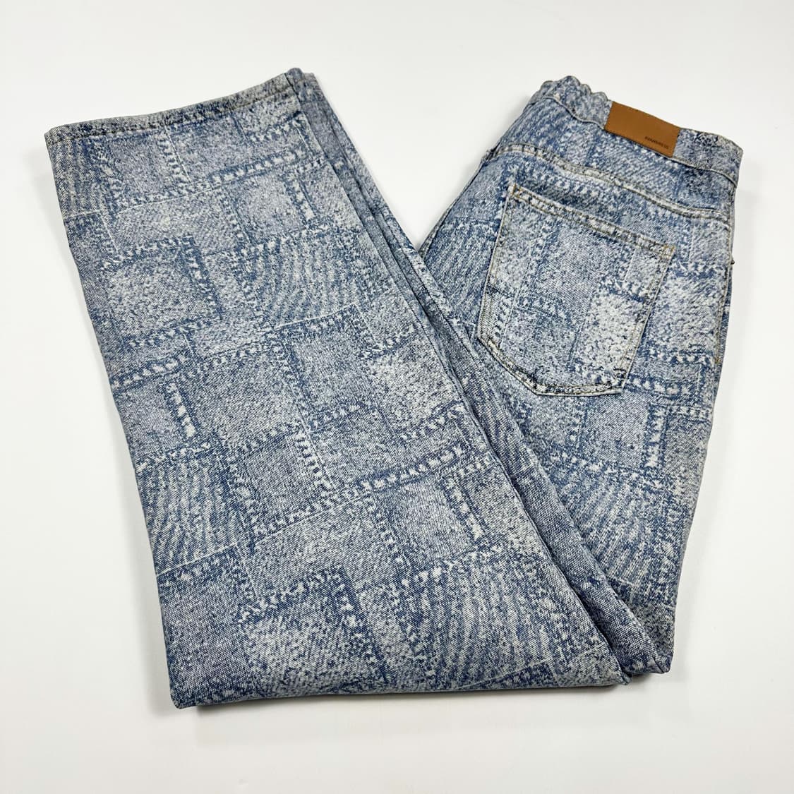 VTG 빈티지 페이즐리 와이드 데님팬츠 (32인치) 상품이미지2