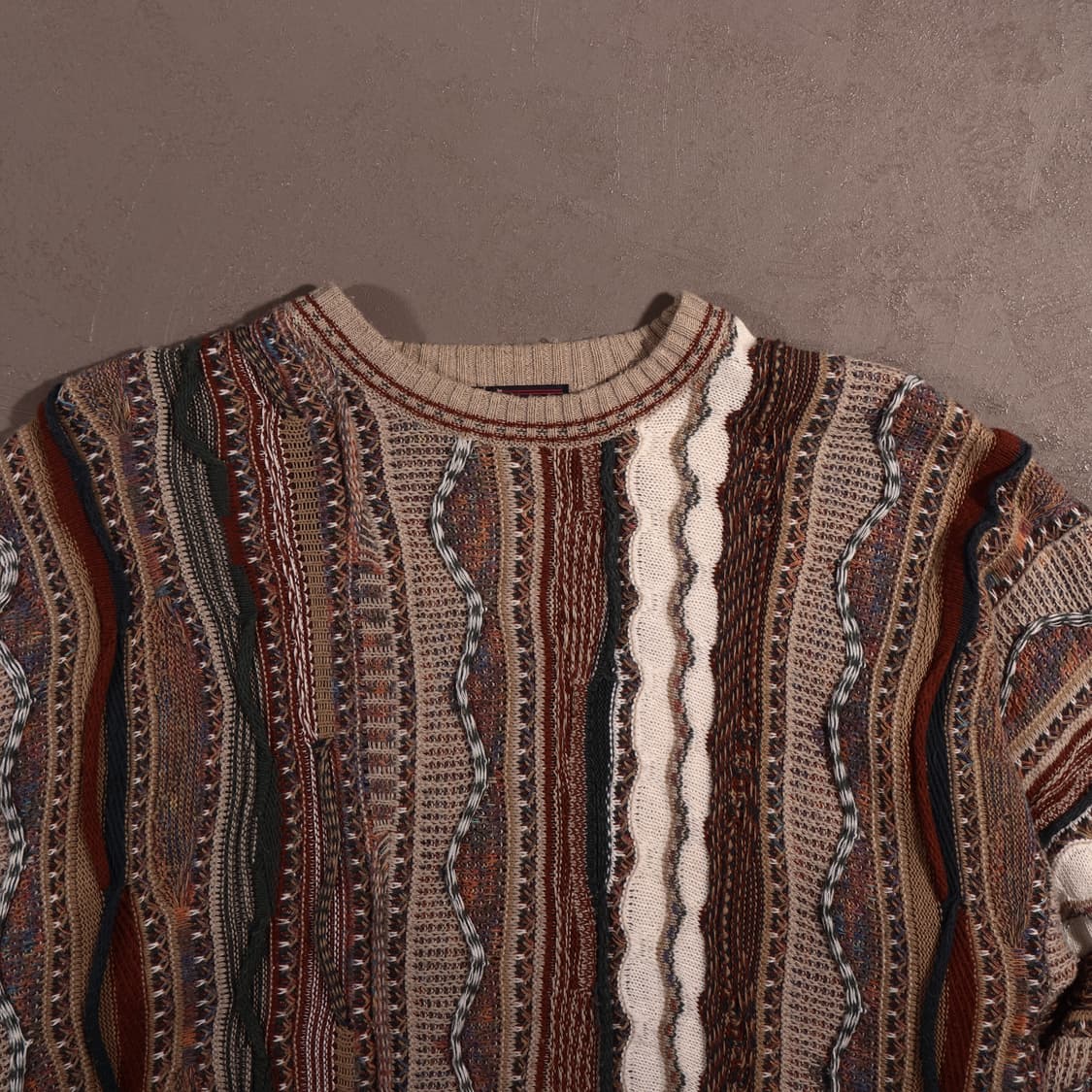 빈티지 케이블 패턴 니트 상품이미지2