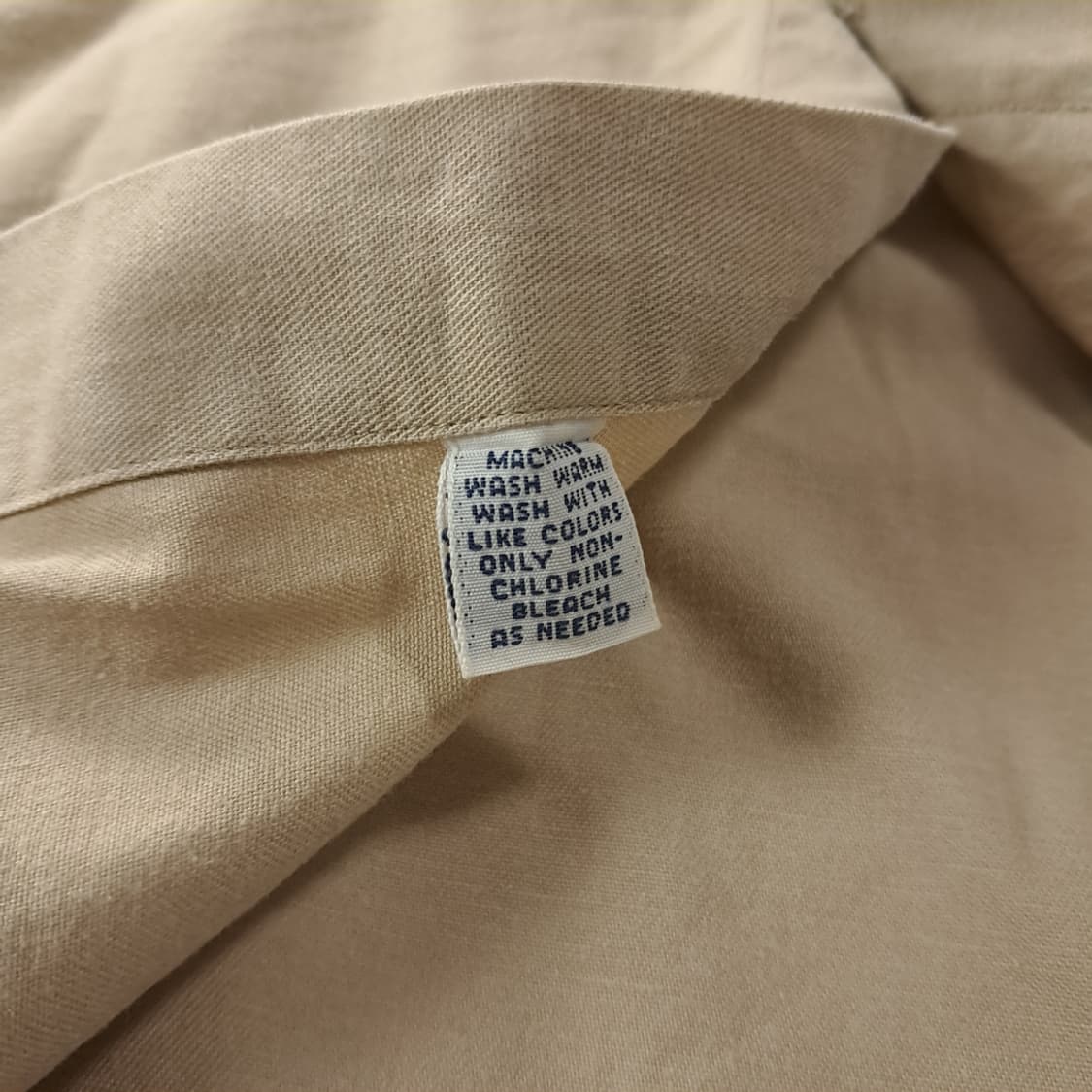 CK739 XL 폴로 90s 미국판 베이지 반팔 셔츠 남방 상품이미지5