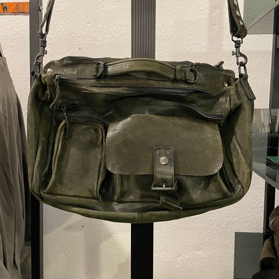 마르셀 오버사이즈 레더 크로스백 상품이미지2