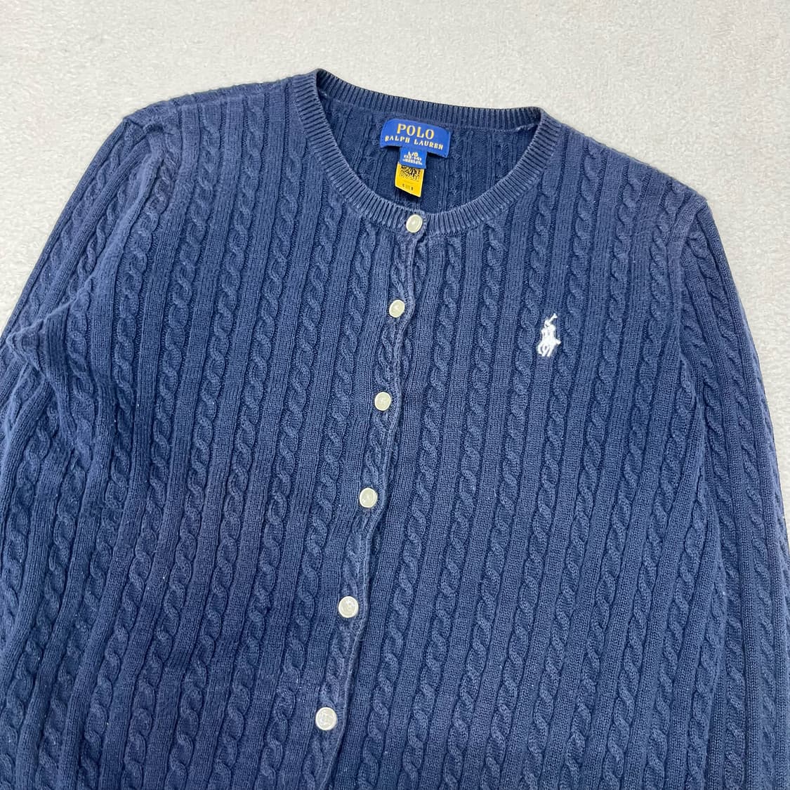 Polo navy cardigan 상품이미지5