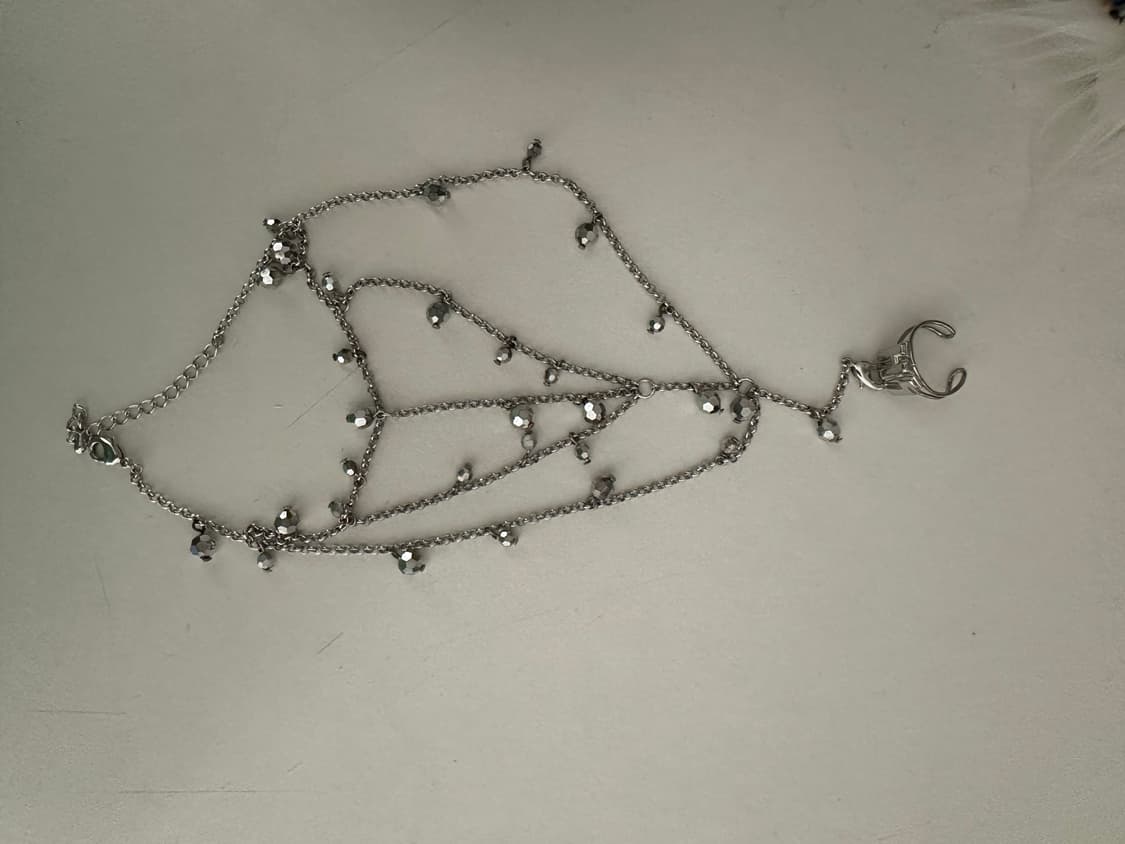 히스테릭글레머 비즈 체인 팔찌 상품이미지2