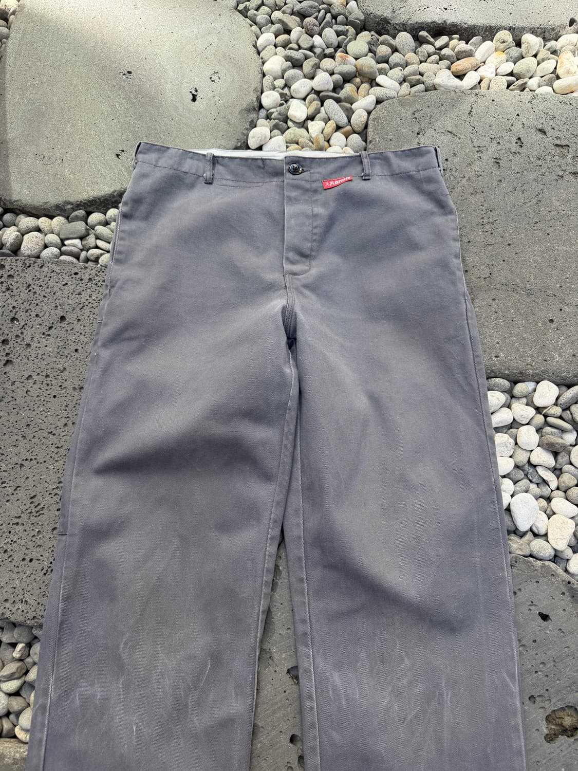00s Planam Grey Flame Resistant 빈티지워크팬츠 상품이미지3
