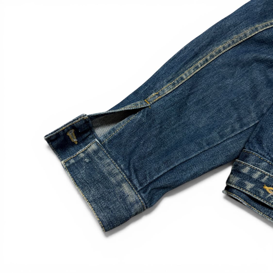 Vintage Washed Denim Trucker Jacket 상품이미지5