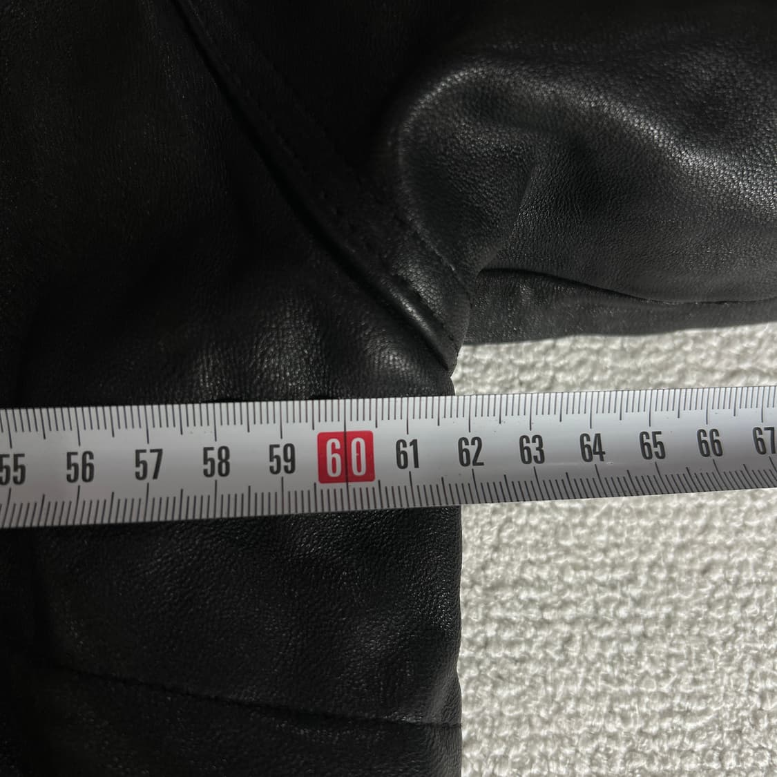 Vtg 가죽 리얼레더 봄버 자켓 100 상품이미지4