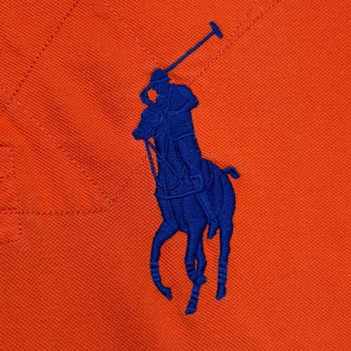 폴로 랄프로렌 빅포니 럭비 PK 카라 티셔츠 오렌지 XL 상품이미지2