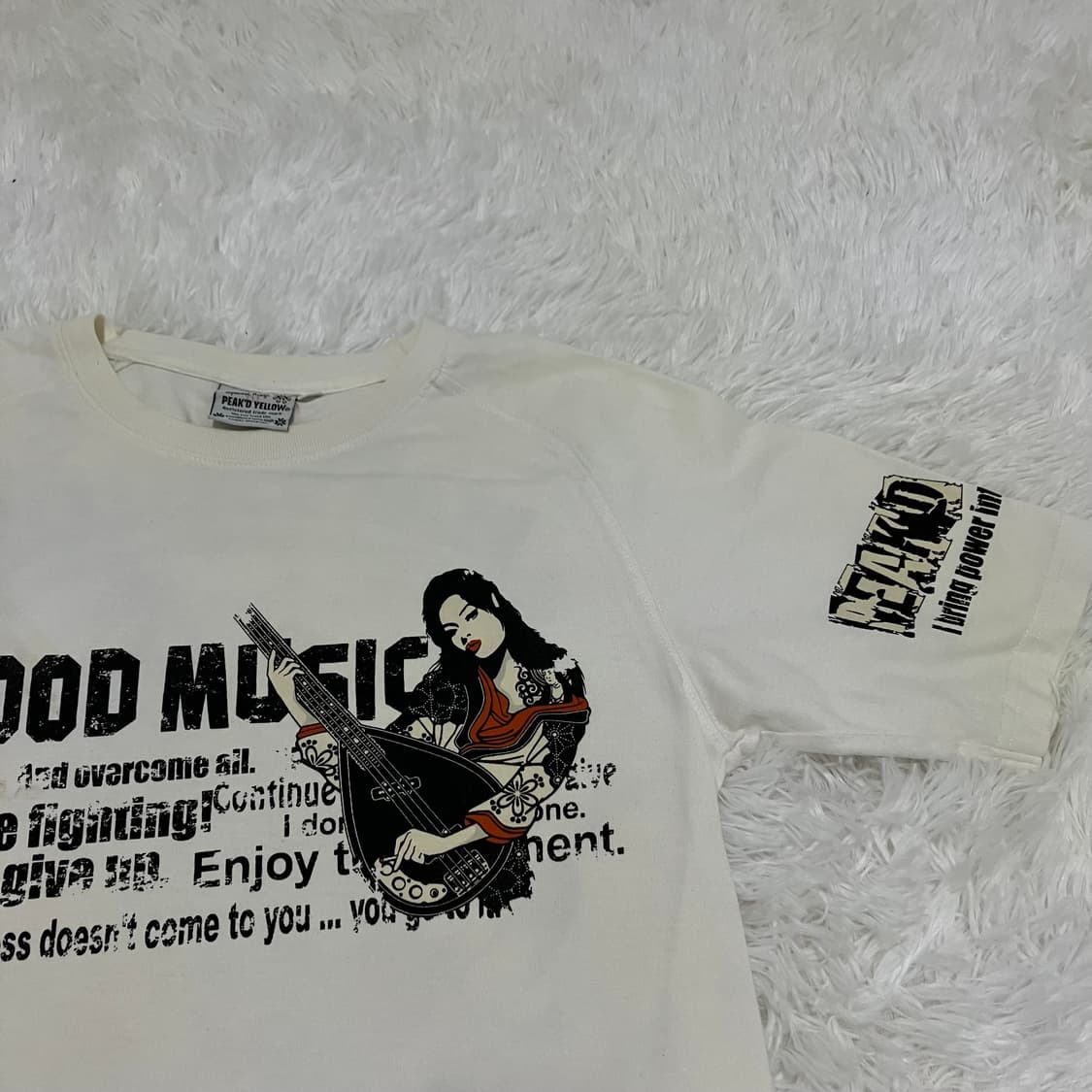 빈티지 이레즈미 걸 오리엔탈 반팔 896 y2k 스트릿 모리 갸루 일본빈 상품이미지3