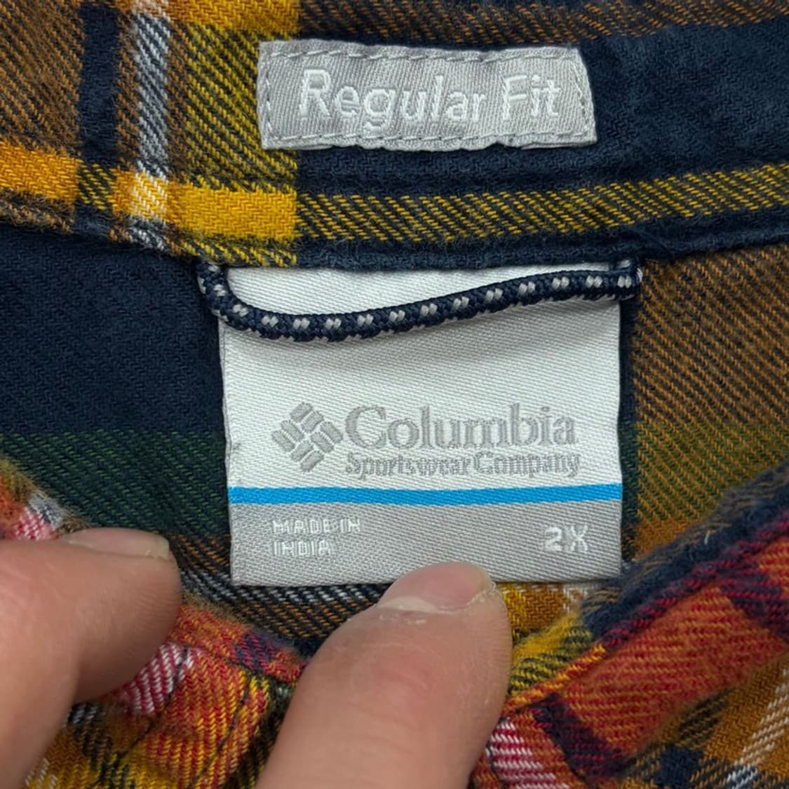 컬럼비아 체크 셔츠 v2695 상품이미지6