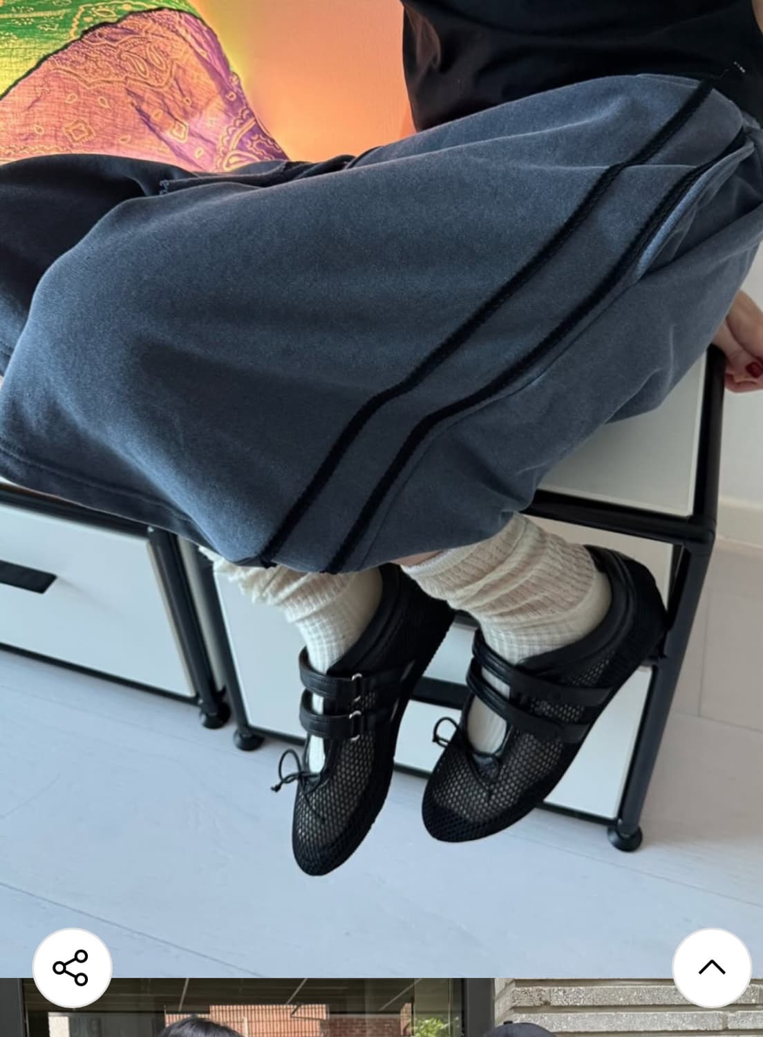 다이닛 스터드 버뮤다팬츠(네이비) 상품이미지4