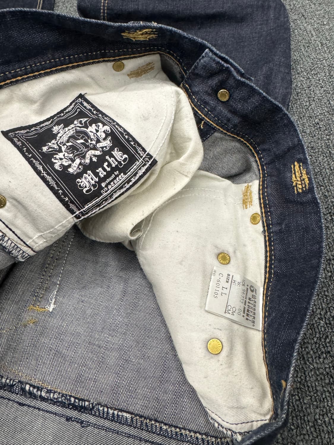 5th Street 빈티지 포켓자수 올드스쿨 힙합팬츠 데님팬츠 상품이미지4