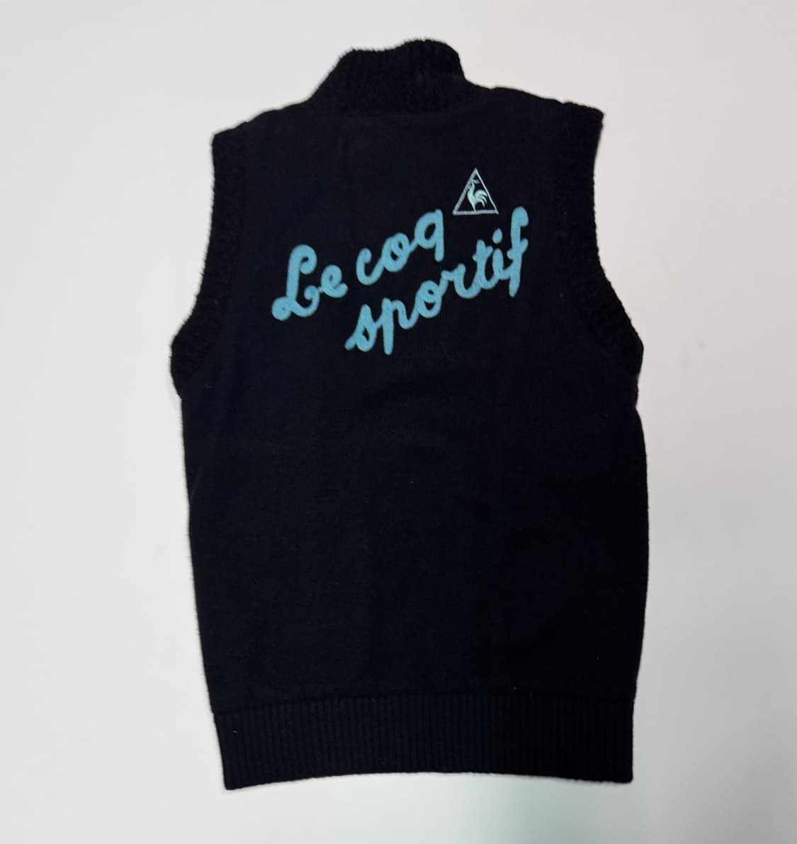 여성 르꼬끄 스포르티브 골프 방풍 풀오버 니트 베스트 상품이미지1