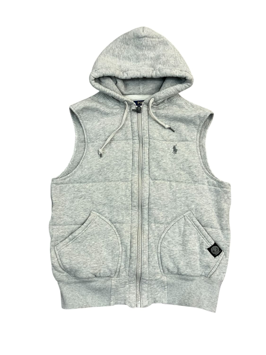 폴로 랄프로렌 후드 베스트 자켓 그레이 M #csz2843 상품이미지3