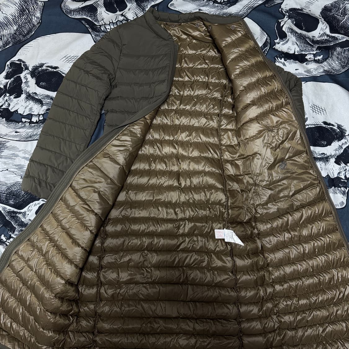 코오롱 여성 구스다운 경량 롱패딩 90 S사이즈  상품이미지2